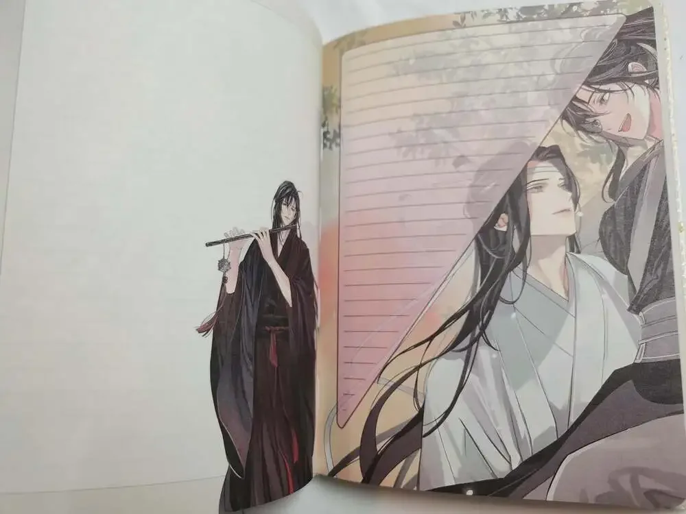 MDZS Wangxian PU Leather Journal, Anime Art Notebook (A5 Size)